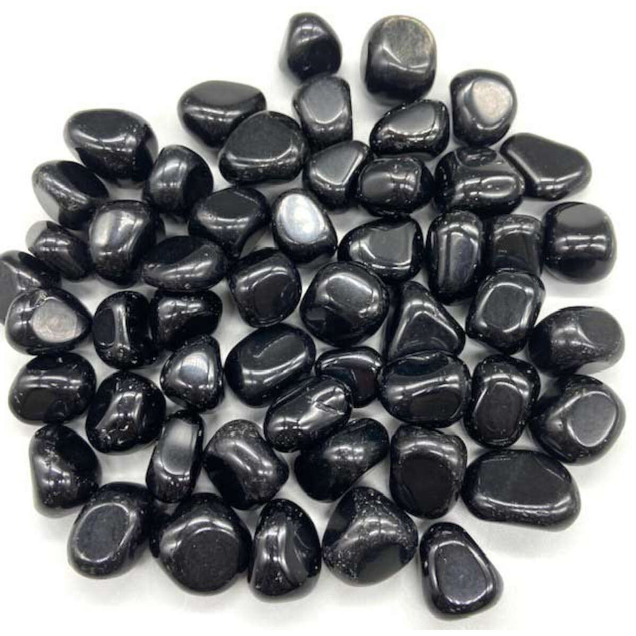 Obsidian Tumbled Gemstones 1 lb.