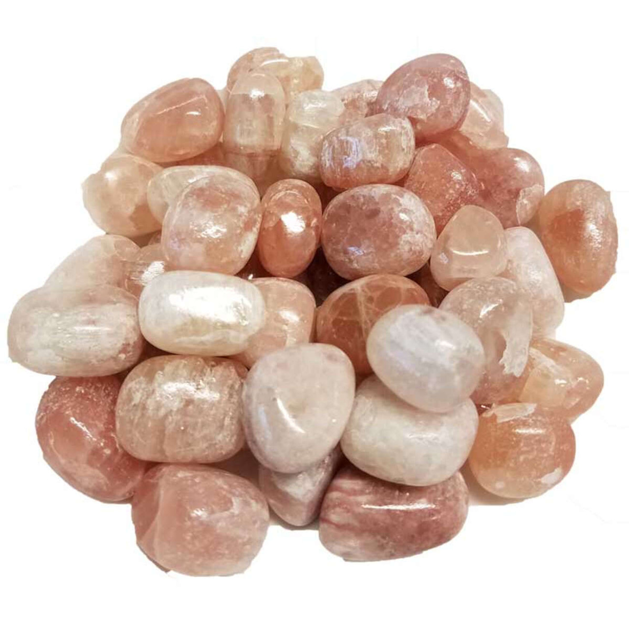 Red Calcite Tumbled Gemstones 1 lb.