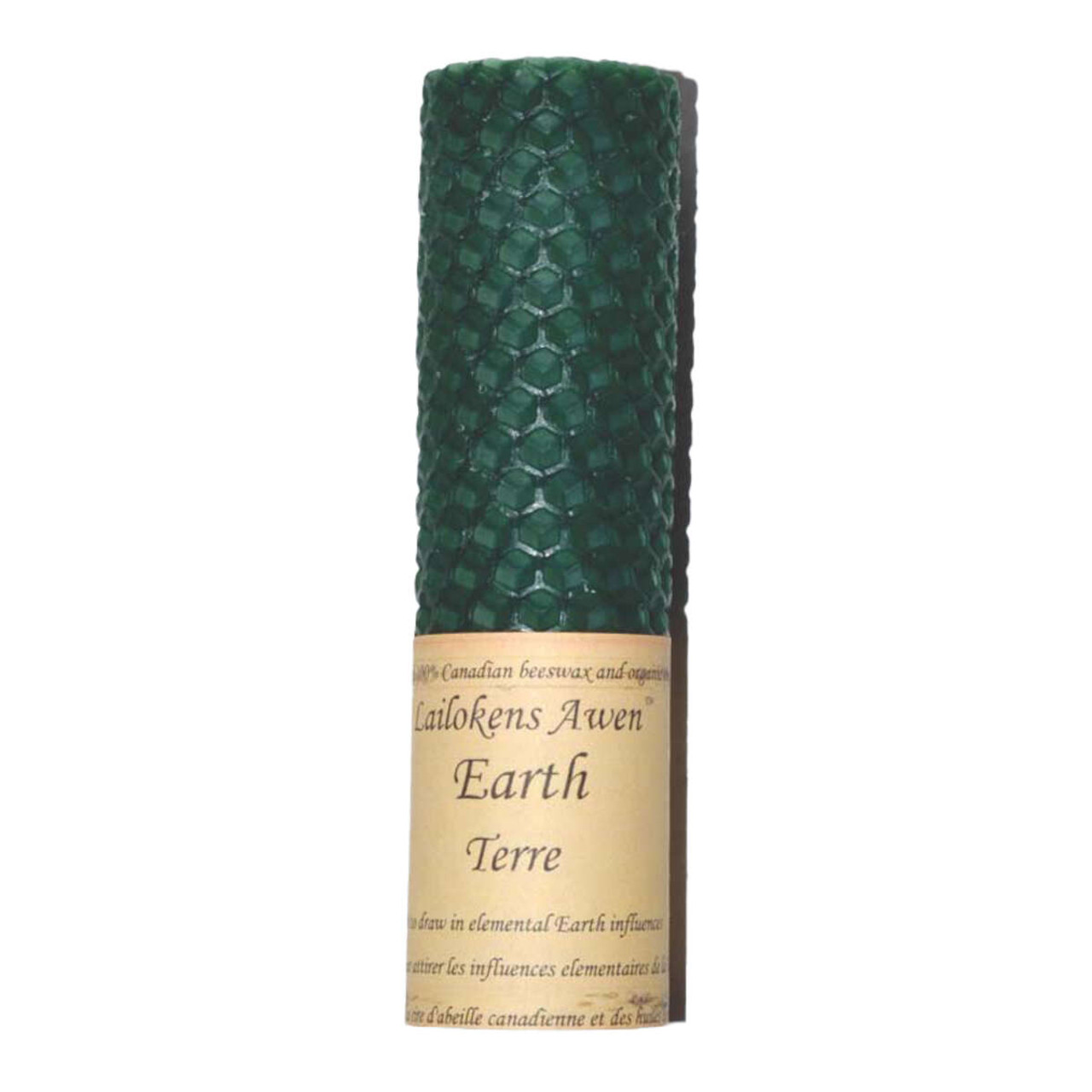 Earth Lailokens Awen Candle 4 1/4"