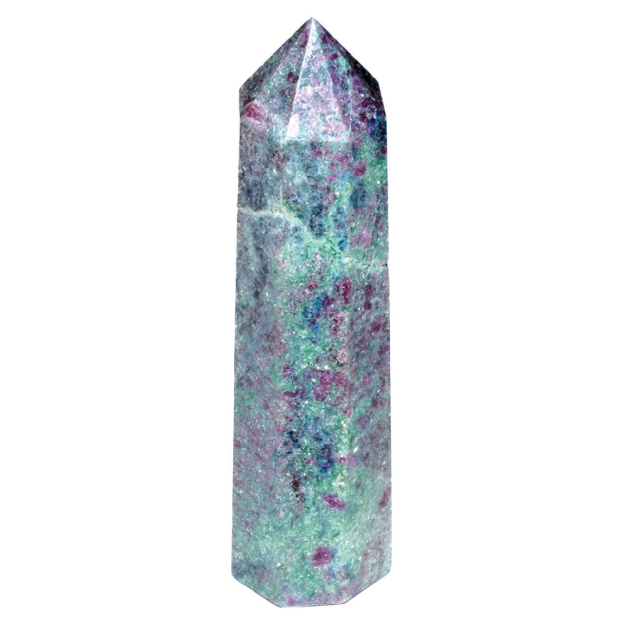 Ruby Fuchsite Obelisk 2 1/2"+