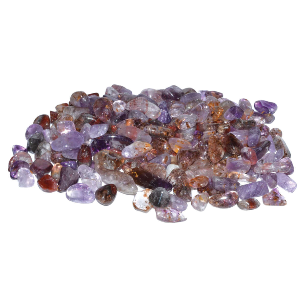 Super 7 Tumbled Chips 5-7mm 1 lb.