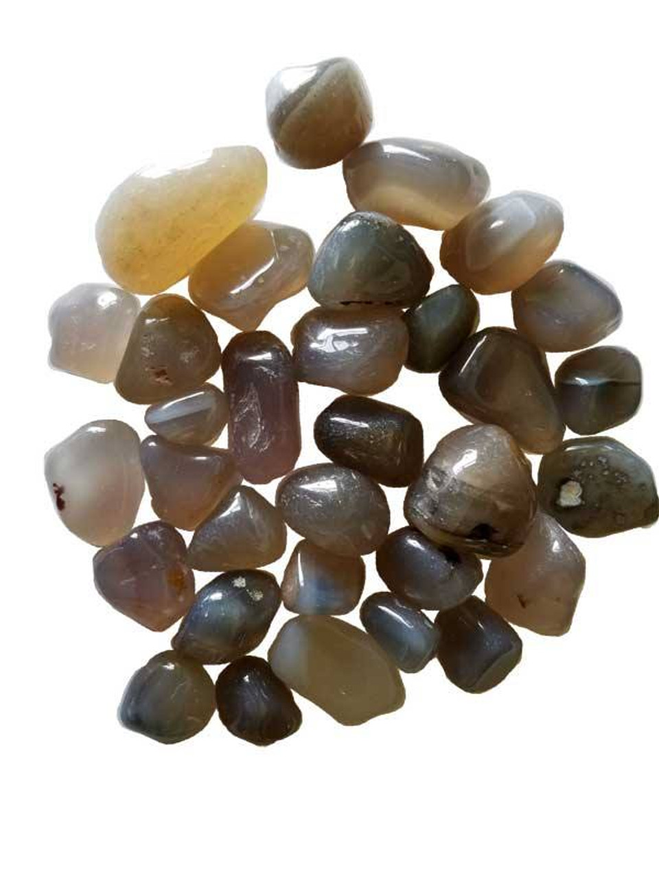 Chalcedony Tumbled Gemstones 1/4 lb.