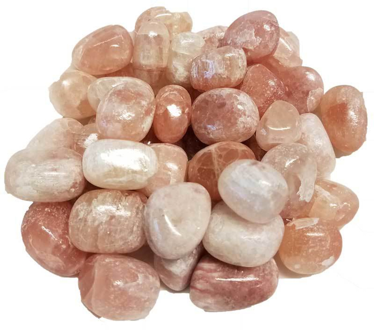 Red Calcite Tumbled Gemstones 1/4 lb.