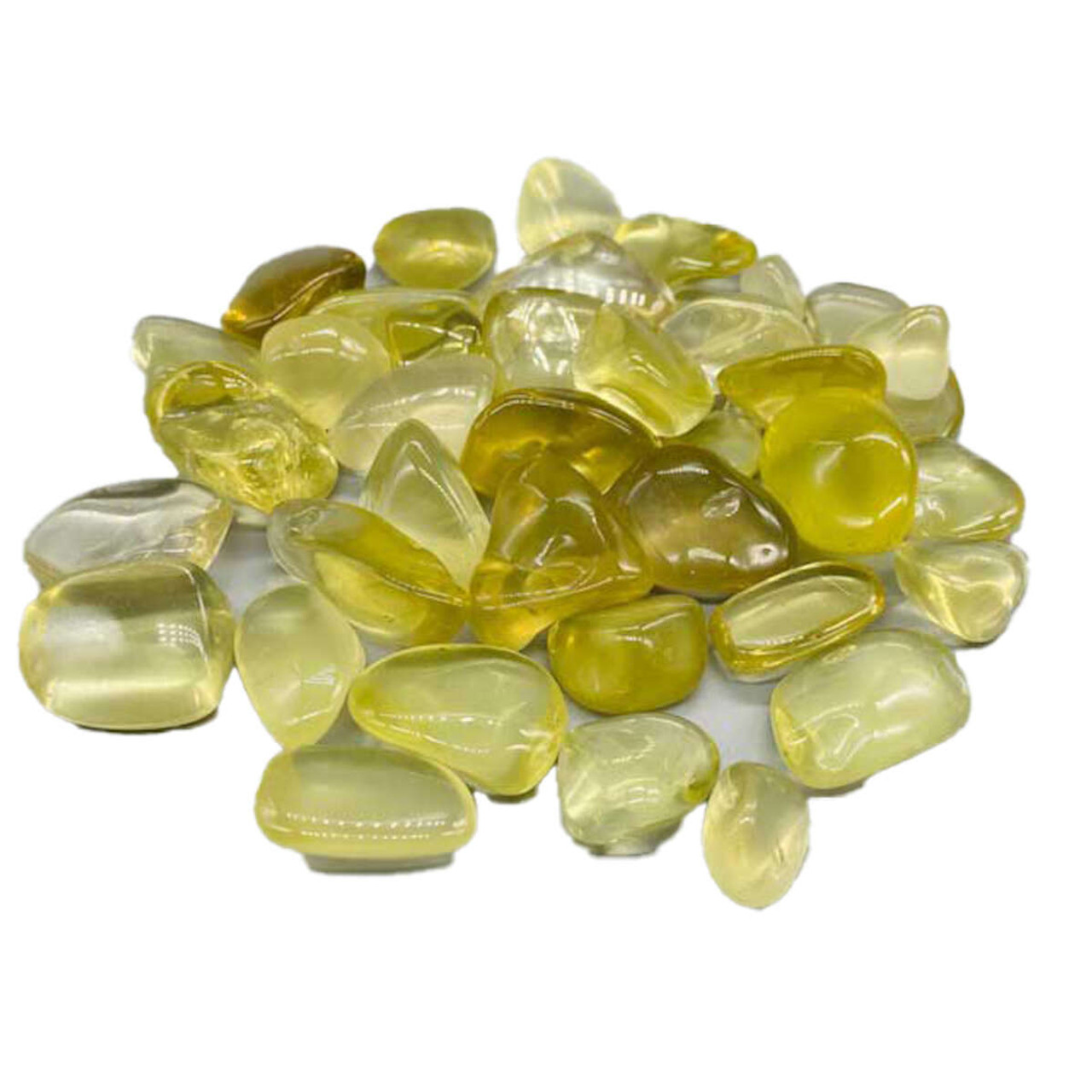 Lemon Topaz Tumbled Gemstones 1 lb.