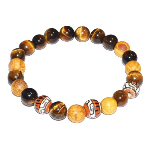 Palo Santo Tiger Eye Bracelet 8mm Palo Santo Tiger Eye Bracelet 8mm