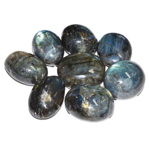 Labradorite Tumbled Stones 1 lb. 2" Labradorite Tumbled Stones 1 lb. 2"