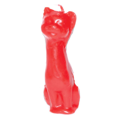 Red Cat Candle 5 1/2"