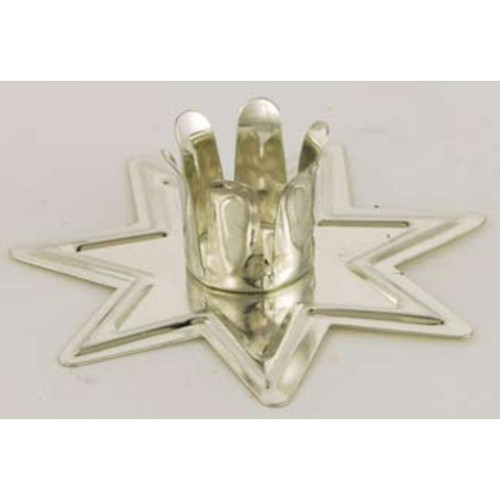 Silver Fairy Star Chime Candle Holder
