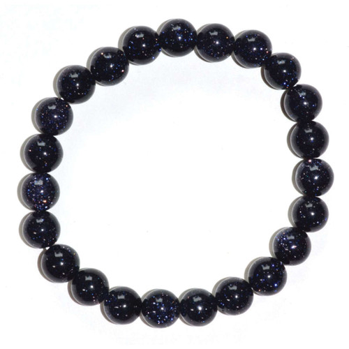 Blue Goldstone Bracelet 8mm