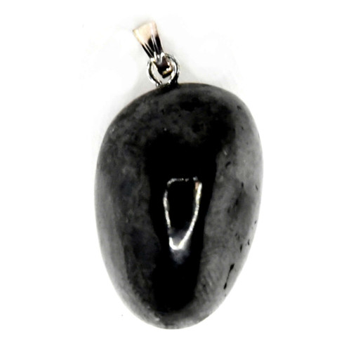 Shungite Tumbled Pendant Shungite Tumbled Pendant