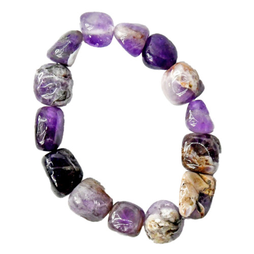 Amethyst, Chevron Nugget Bracelet Amethyst, Chevron Nugget Bracelet