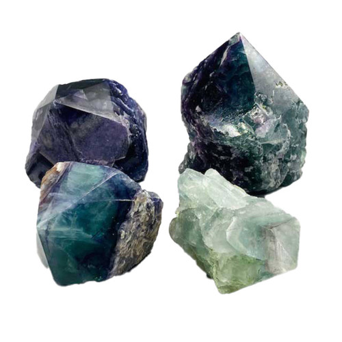 Flat Of Fluorite, Polished Top ~7#