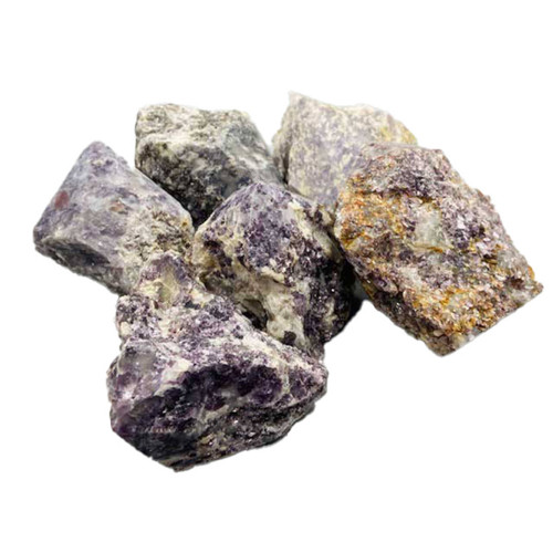 Flat Of Lepidolite, Polished Top ~5# Flat Of Lepidolite, Polished Top ~5#