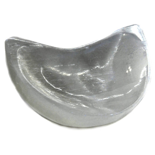 Selenite Half Moon Bowl 4"