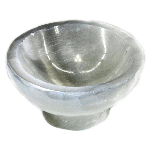 Selenite Stand Bowl 4" Selenite Stand Bowl 4"