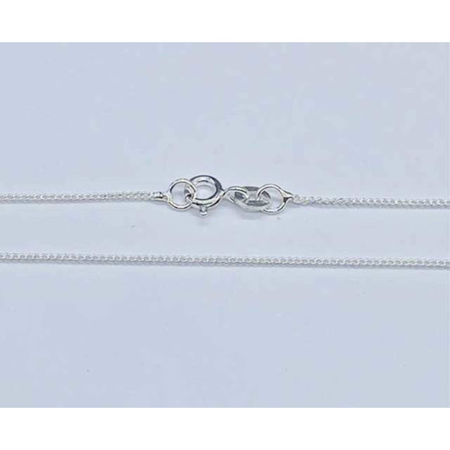 Sterling Curb Chain 24"