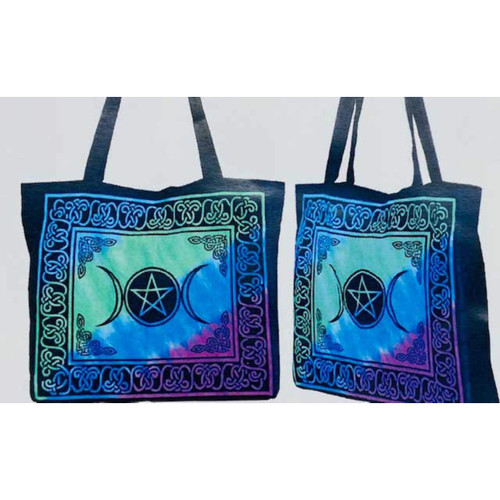 Triple Moon Tote Bag 15.7" X 17.7"