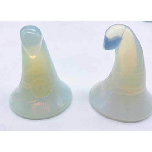 Witch's Hat Opalite (Set Of 2) 1 3/4"