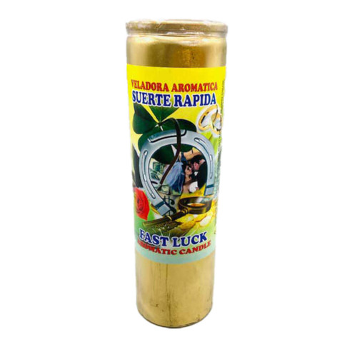 Fast Luck Gold (Suerte Rapida) Aromatic Jar Candle