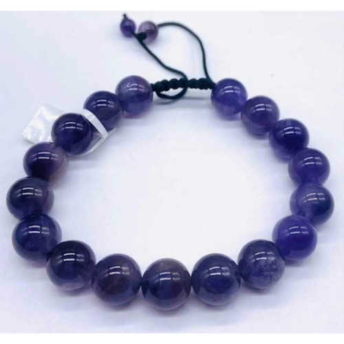 Amethyst Bracelet 10 mm. Amethyst Bracelet 10 mm.