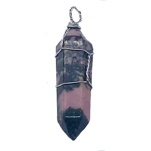 Rhodonite Wire Wrapped Point (Set Of 5) Rhodonite Wire Wrapped Point (Set Of 5)