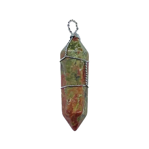 Unakite Wire Wrapped Point (Set Of 5) Unakite Wire Wrapped Point (Set Of 5)