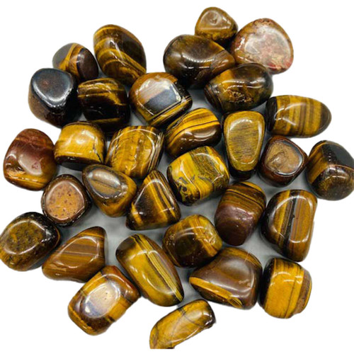 Tiger Eye Tumbled Gemstones 1/4 lb.