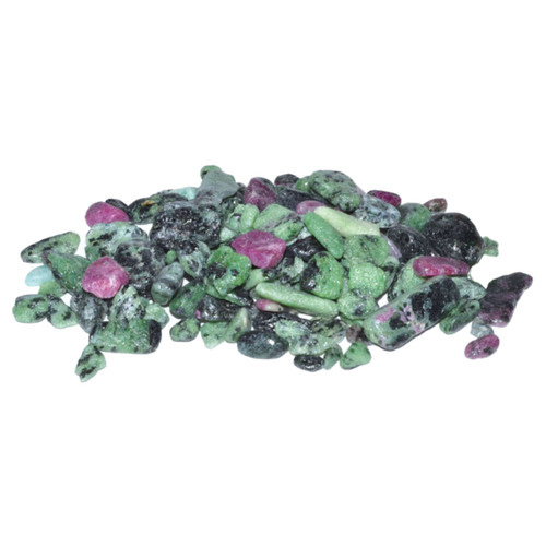Ruby Zoisite Tumbled Chips 5-7mm 1/4 lb. Ruby Zoisite Tumbled Chips 5-7mm 1/4 lb.