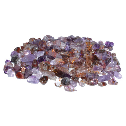 Super 7 Tumbled Chips 5-7mm 1/4 lb. Super 7 Tumbled Chips 5-7mm 1/4 lb.