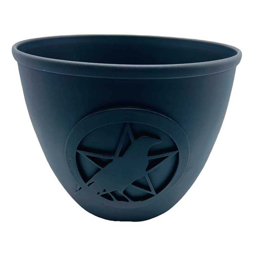 Pentagram & Bird Candle Holder 3 1/2"