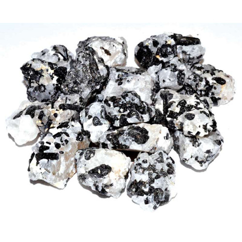 Tourmaline with Mini Quartz Tumbled Stones 1 lb. Tourmaline with Mini Quartz Tumbled Stones 1 lb.