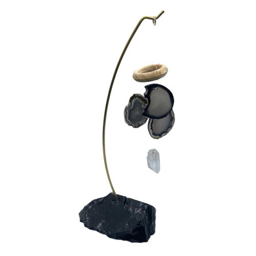 Black Obsidian Table Chime 9"
