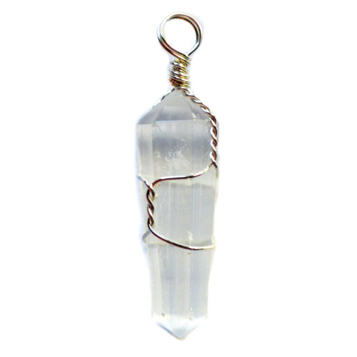 Selenite Wire Wrapped Point (Set Of 5) Selenite Wire Wrapped Point (Set Of 5)