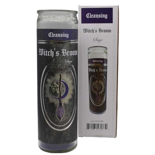 Witch's Broom (Sage) Jar Candle 90 Hr