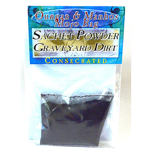 Graveyard Dirt Sachet Powder Consecrated .5 oz