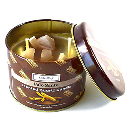 Holywood (Palo Santo) Quartz Tin Candle