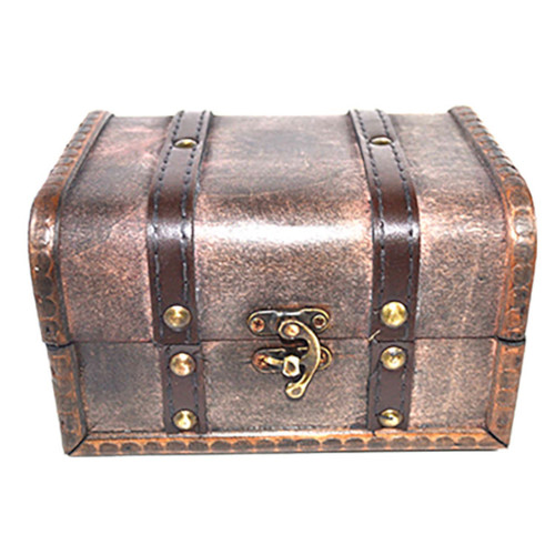 Antique Trunk Wood Box
