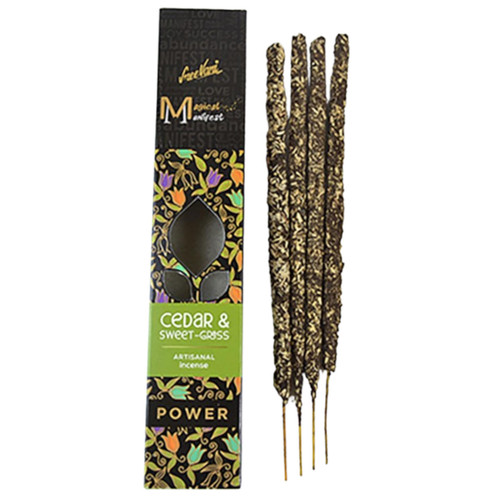 Cedar & Sweetgrass (Power) Manifest Stick 4 pk