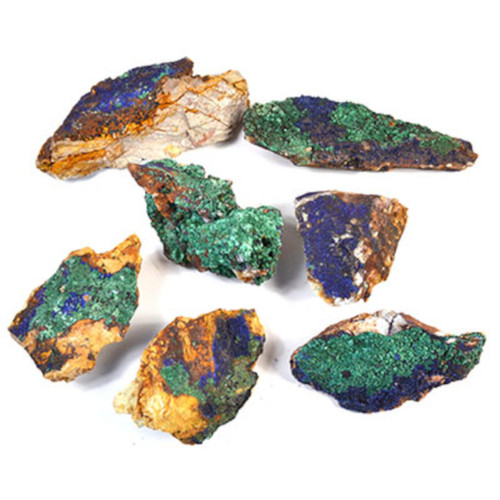 Flat Of Azurite Specimen approx. 3 - 5 lb. Flat Of Azurite Specimen approx. 3 - 5 lb.