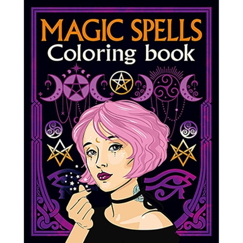 Magic Spells Coloring Book