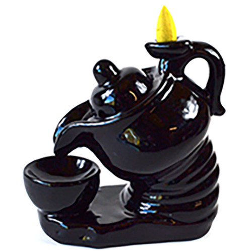 Tea Pot Backflow Incense Burner 6"