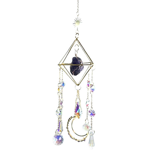 Amethyst Sun Catcher 18"