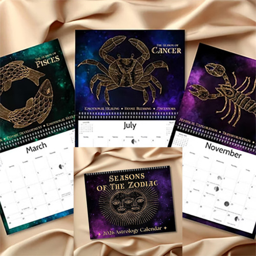 2026 Seasons Of The Zodiac Astrology Calendar