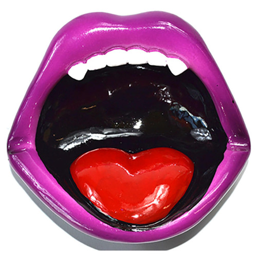 Vampire Lips Stick Incense Holder 3"