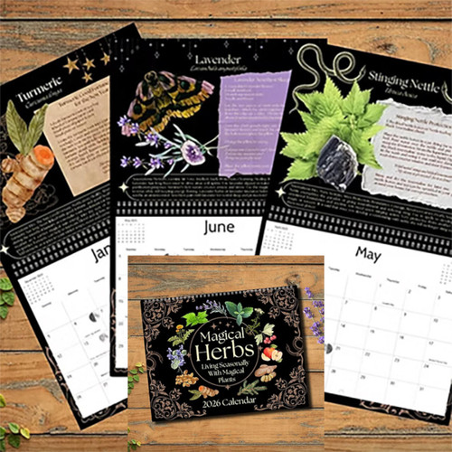 2026 Magical Herbs Spell Calendar