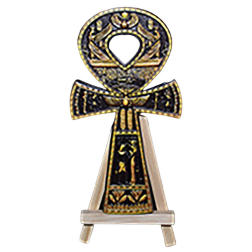 Ankh Black W Stand 6"