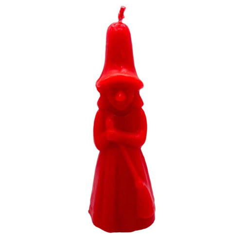 Red Witch Candle 6"-7"