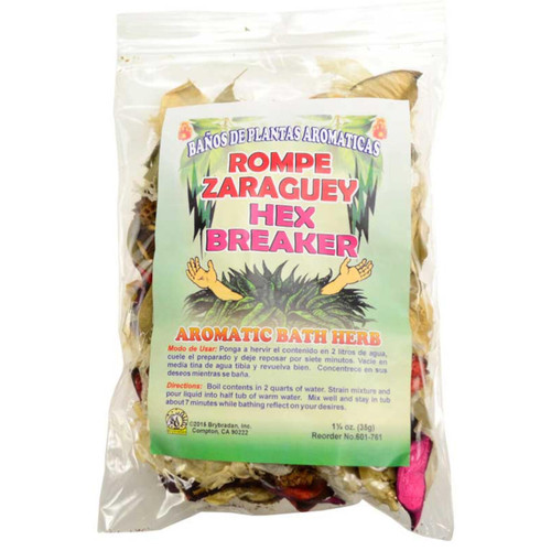 Hex Breaker (Rompe Zaraguey) Aromatic Bath Herb 1 1/4 oz