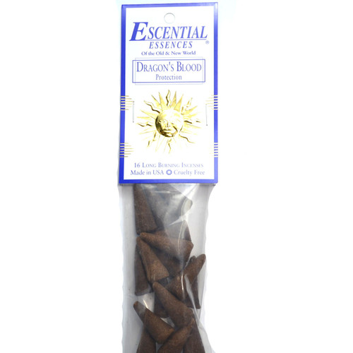 Dragon's Blood Escential Essences Incense Cones 16/Pk