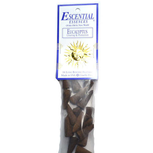 Eucalyptus Escential Essences Incense Cones 16/Pk